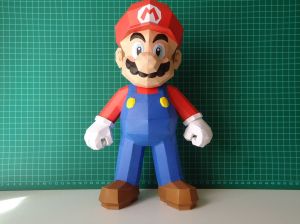 Super Mario Papercraft Dsc01043