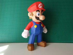 Super Mario Papercraft Dsc01045