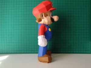 Super Mario Papercraft Dsc01048